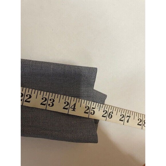 New 28 x 25 Womens Designer Prada Milano Pants 38 2 Crop Gray Black White Slacks - Picture 8 of 11